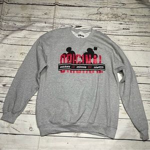 Sweatshirt gray Disney Mickey and Minnie size 1xl